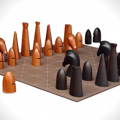 LEATHER CHESS BOARD